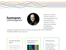 Tablet Screenshot of colormanagement.de